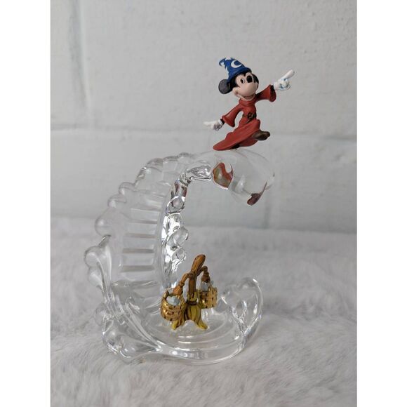 Disney Mickey Mouse Sorcerer's Apprentice Crystal Staircase Franklin - Picture 1 of 7